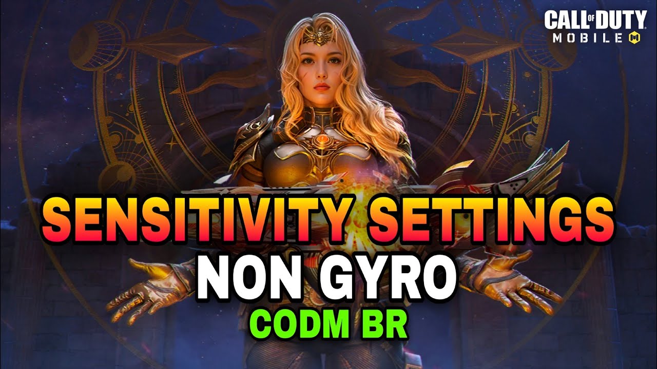 *PRO* Secret Best Sensitivity Setting in CODM BR 🔥💯 Best Non Gyroscope Sensitivity in CODMobile ✅ 