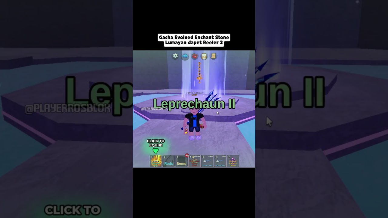 Gacha Evolved Enchant Stone Lumayan dapet Reeler 2 
