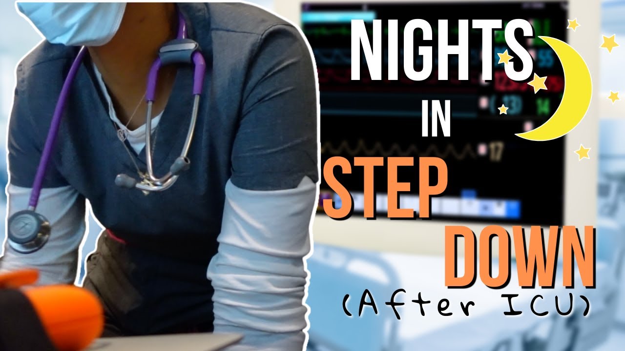 NIGHT SHIFT in Step Down (the place after ICU) | Interpreting EKG/ECGs & Chest Tubes | livinglikelee