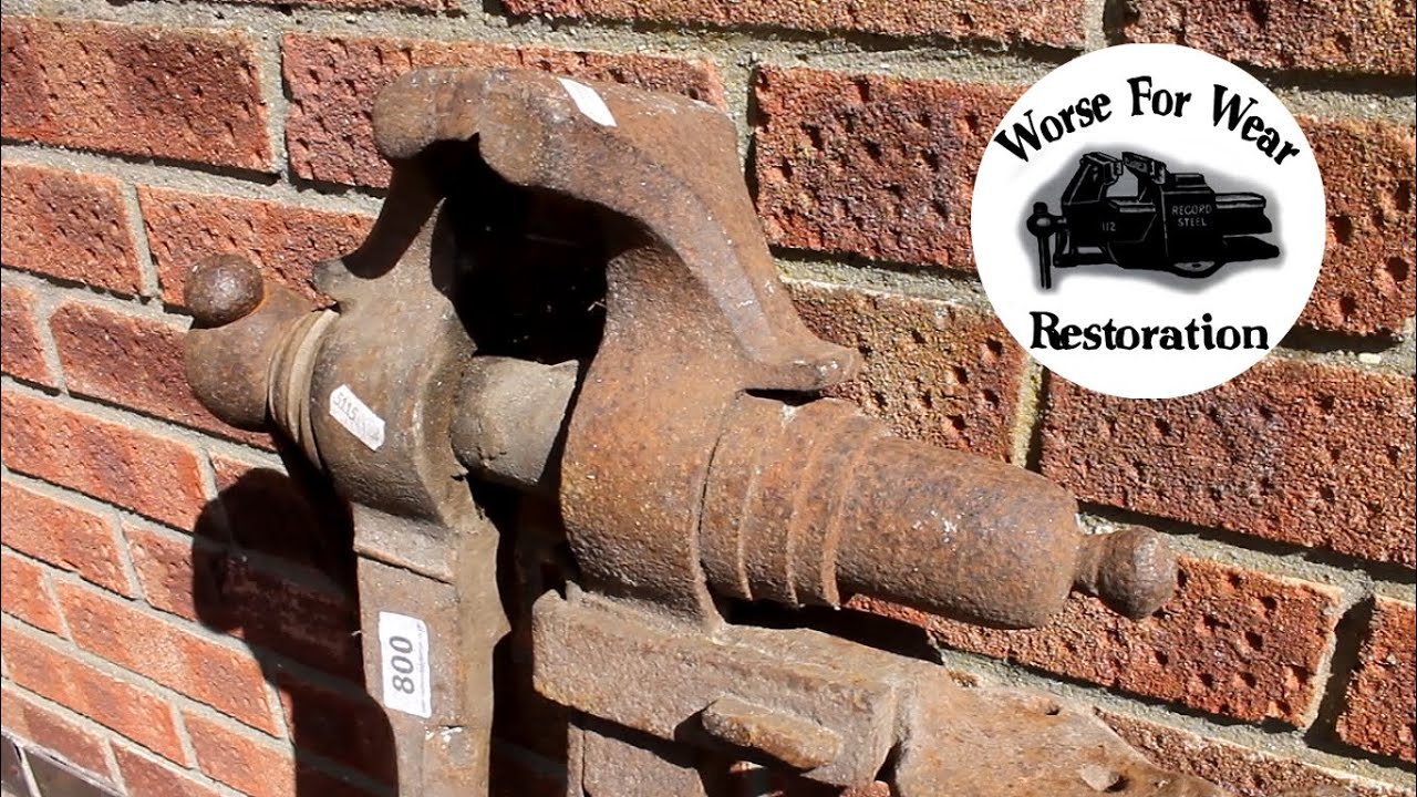 Blacksmith Peter Wright Post Vise Restoration