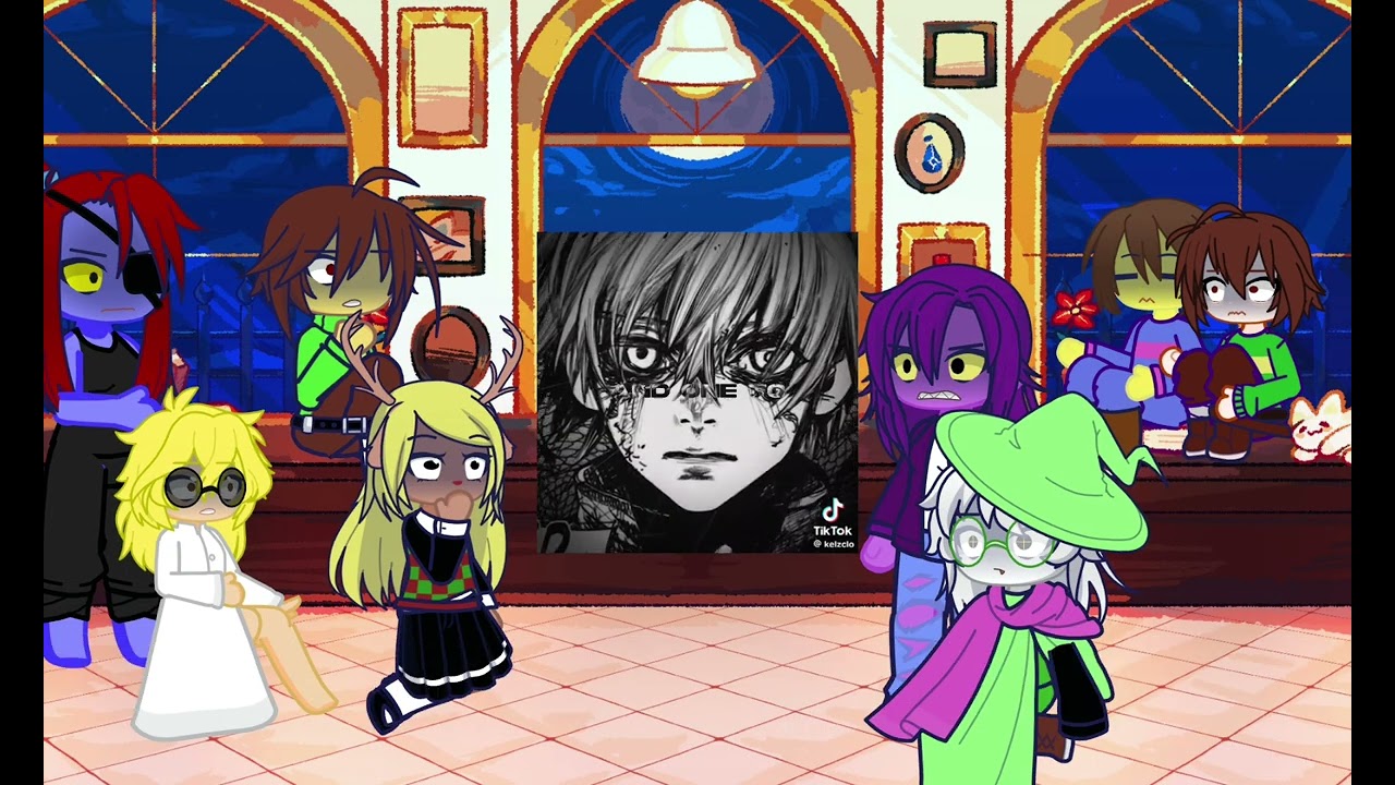 Undertale reacts to Asriel as Kaneki (requested by @bigboss44029 himself)