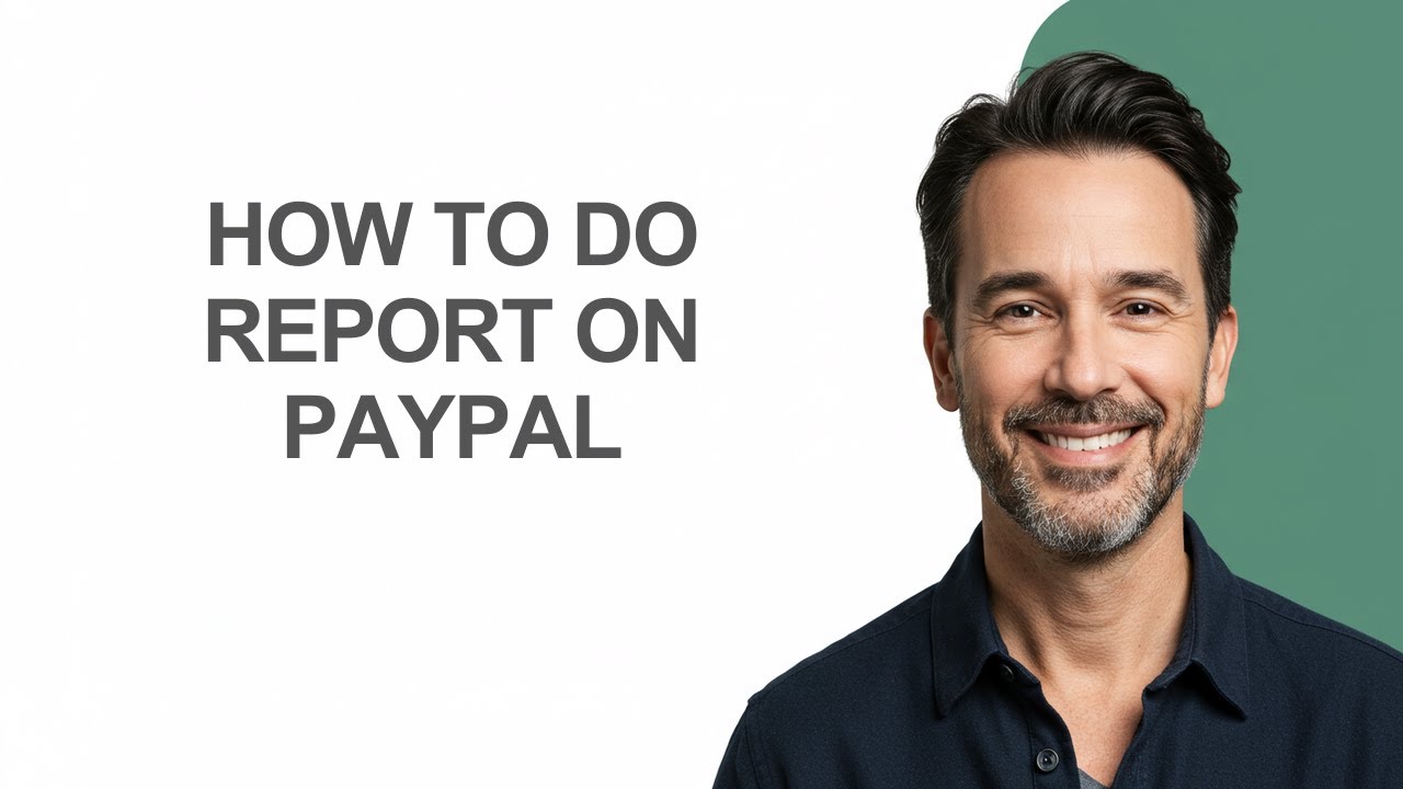 How to Do Report on Paypal - KevinHowTo