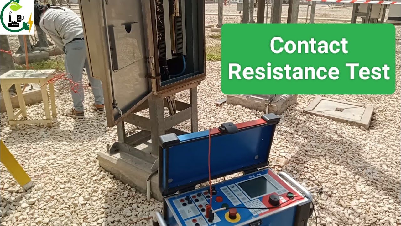 Contact Resistance Test of 132KV Circuit Breaker | OMICRON CPC 100 | 132KV Grid Testing
