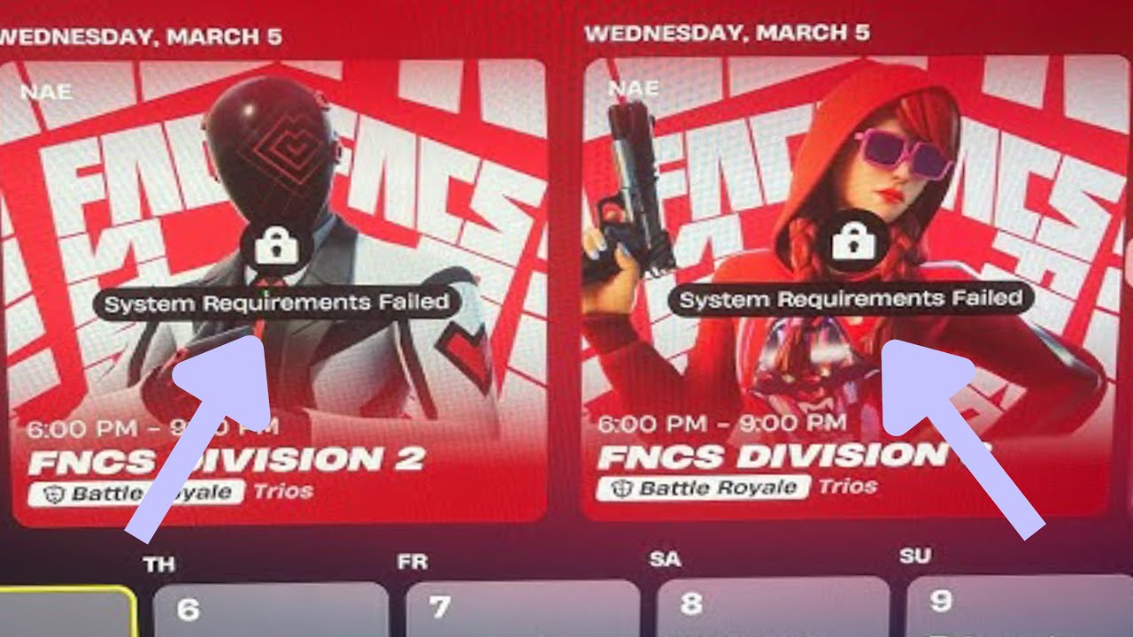 Решение для системных требований Fortnite для ПК