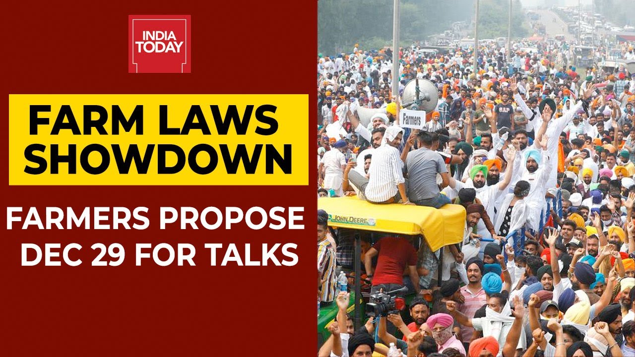 Farm Laws Showdown: Farmer Unions Propose December 29 For Talks With Modi Government | Breaking News