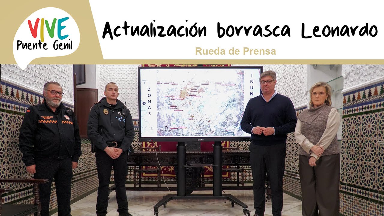 Actualización efectos de la borrasca Leonardo en Puente Genil
