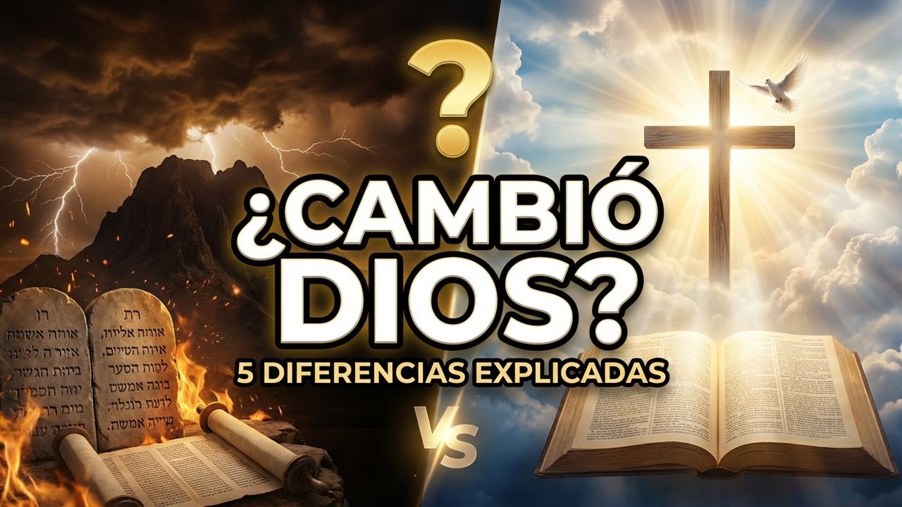 5 DIFERENCIAS entre el Dios del Antiguo y Nuevo Testamento | ¿Cambió Dios? | Análisis Bíblico