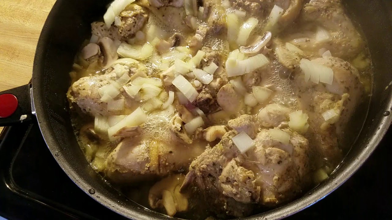 My Cream of Chicken/Mushroom  stove top Chicken