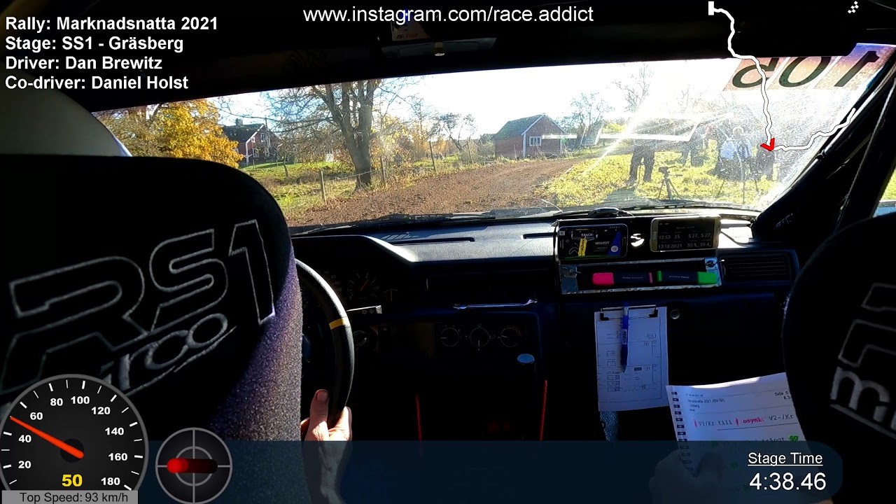 Rally Marknadsnatta 2021 SS1 Gr&auml;sberg