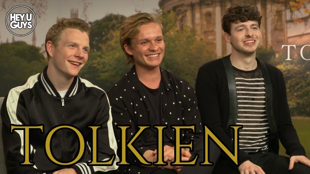 Anthony Boyle, Tom Glynn-Carney, Patrick Gibson & director Dome Karukoski on Tolkien