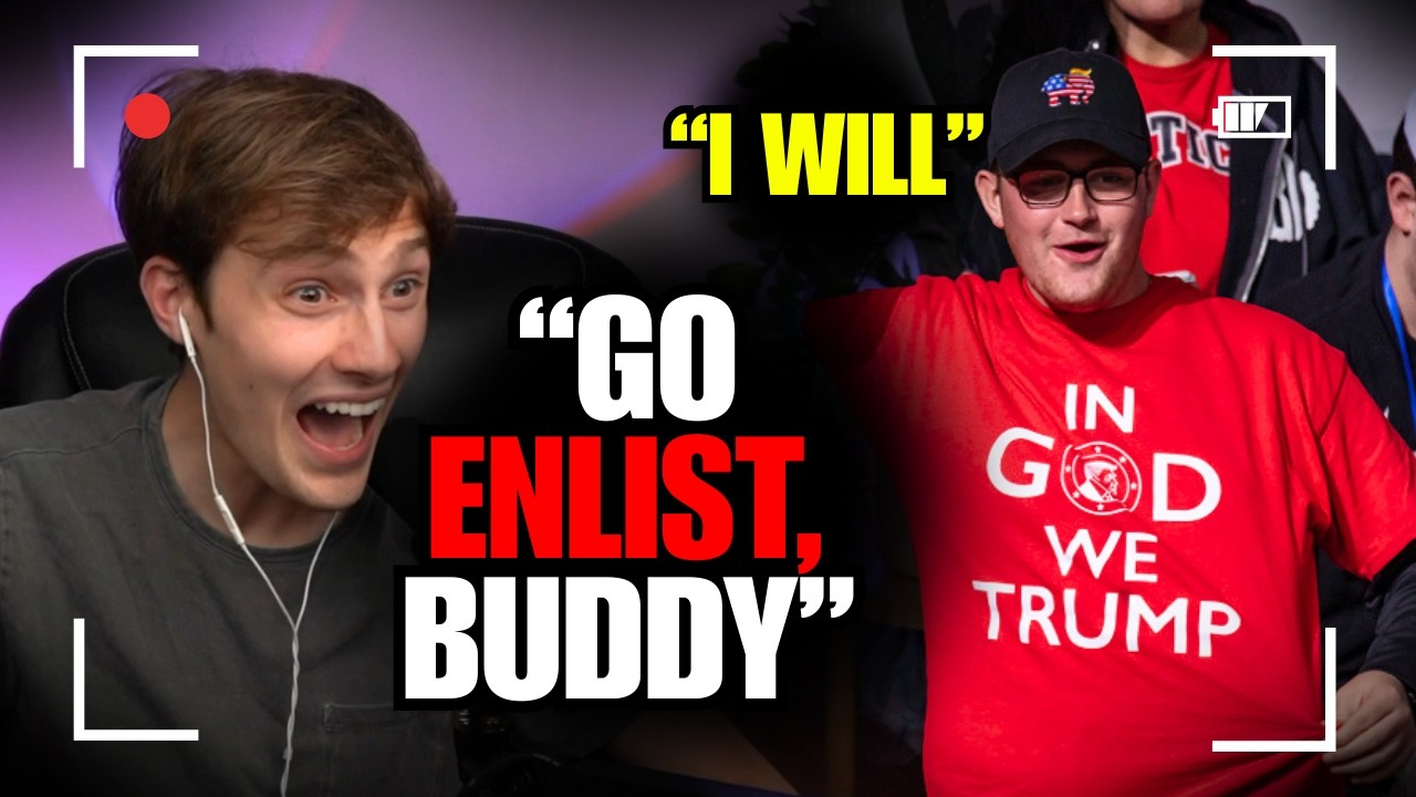 Christian MAGA Bro Supports War… So I Told Him To Enlist