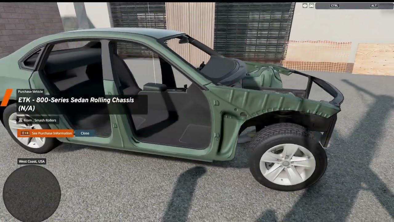 Bought the rolling chassis for the project! | BeamNG RLS Career Mode #4