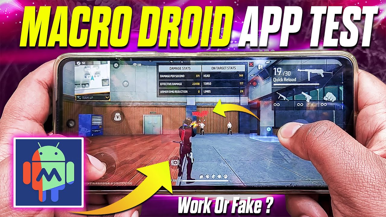 First Time Using MacroDroid App In Free Fire 2025