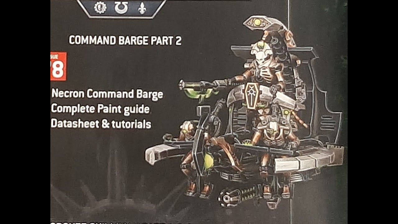 Lets Build EP 155 Necrons  Catacomb command Barge/Annihilation Barge for Games of 40K
