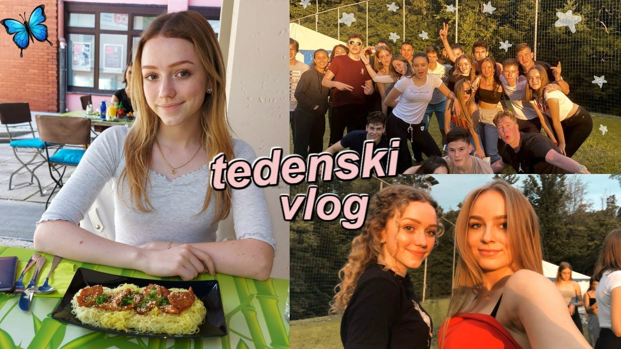 Tedenski Vlog- začetek počitnic | Nuša Žohar