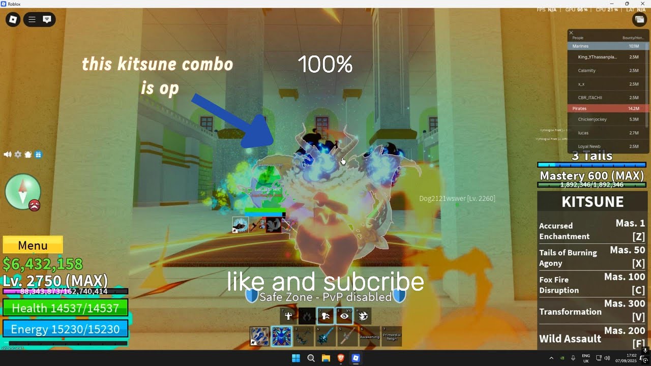 this kitsune combo is amazing