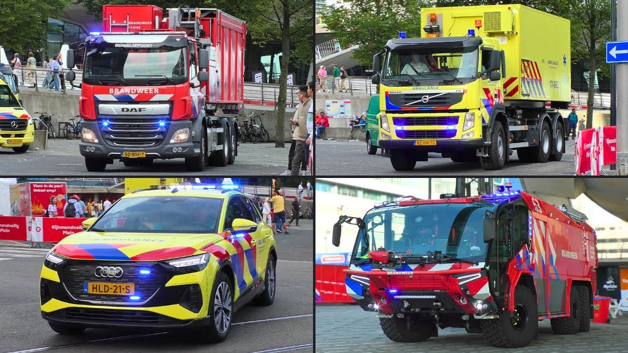 🚨 [Crashtender, NHT & Meer] WERELDHAVENDAGEN 2025 - Hulpdiensten vertrekken vanaf de WHD Rotterdam!