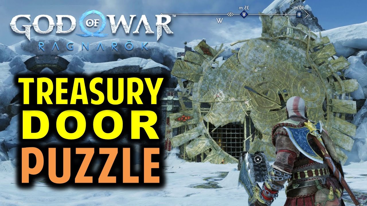 How to Open Treasury Door | The Lost Treasury: Shield-Door Puzzle | God of War Ragnarok