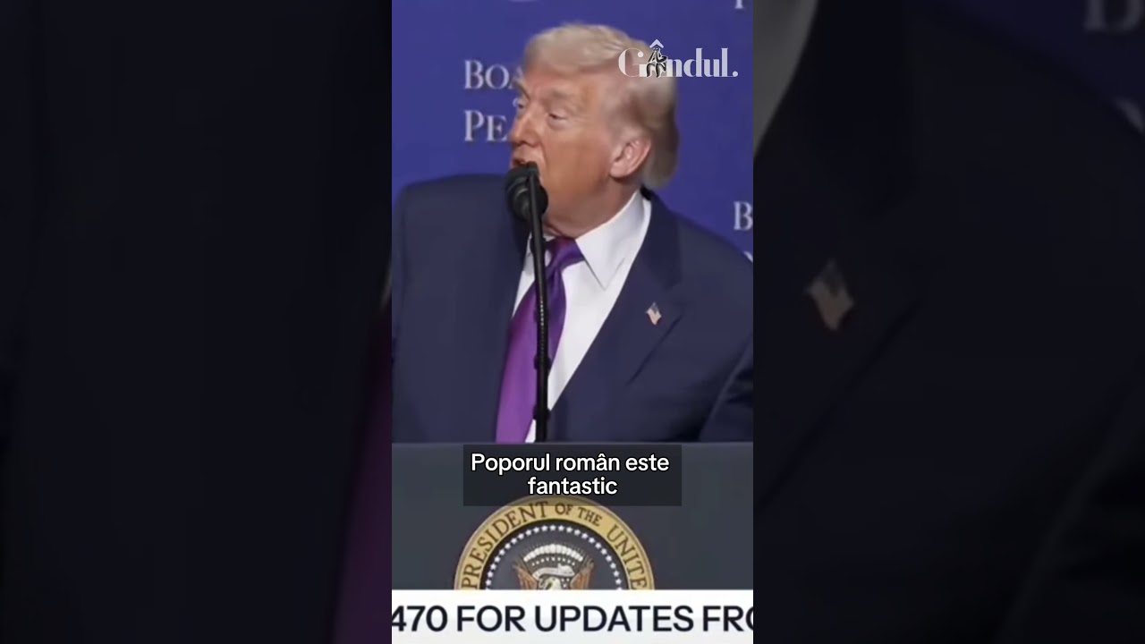 Donald Trump i-a greșit funcția lui Nicușor Dan. L-a numit &ldquo;premierul Rom&acirc;niei&rdquo;