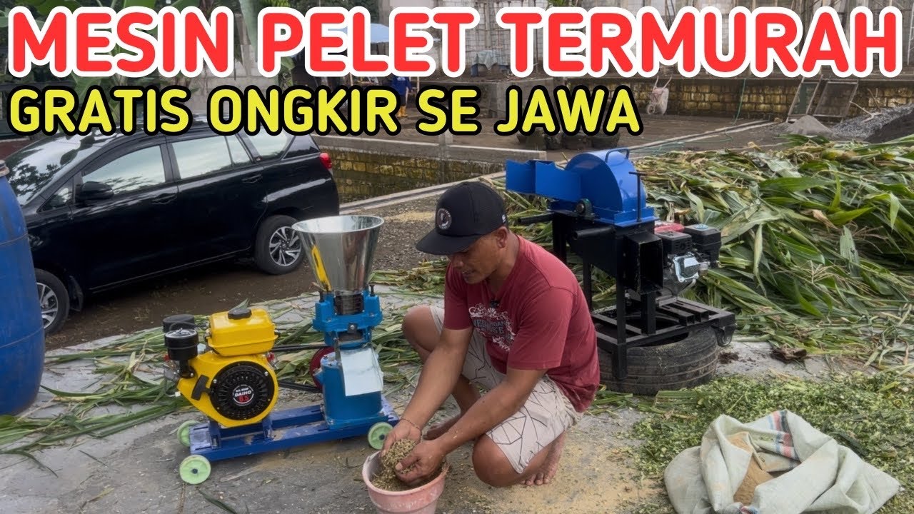 GRATIS ONGKIR MESIN CACAH RUMPUT DAN PELET SE PULAU JAWA