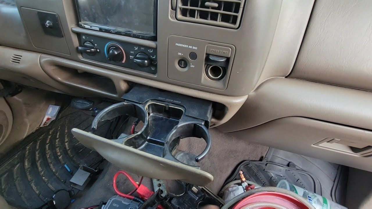 1999-2008 Super Duty Cup Holder Tray Fix