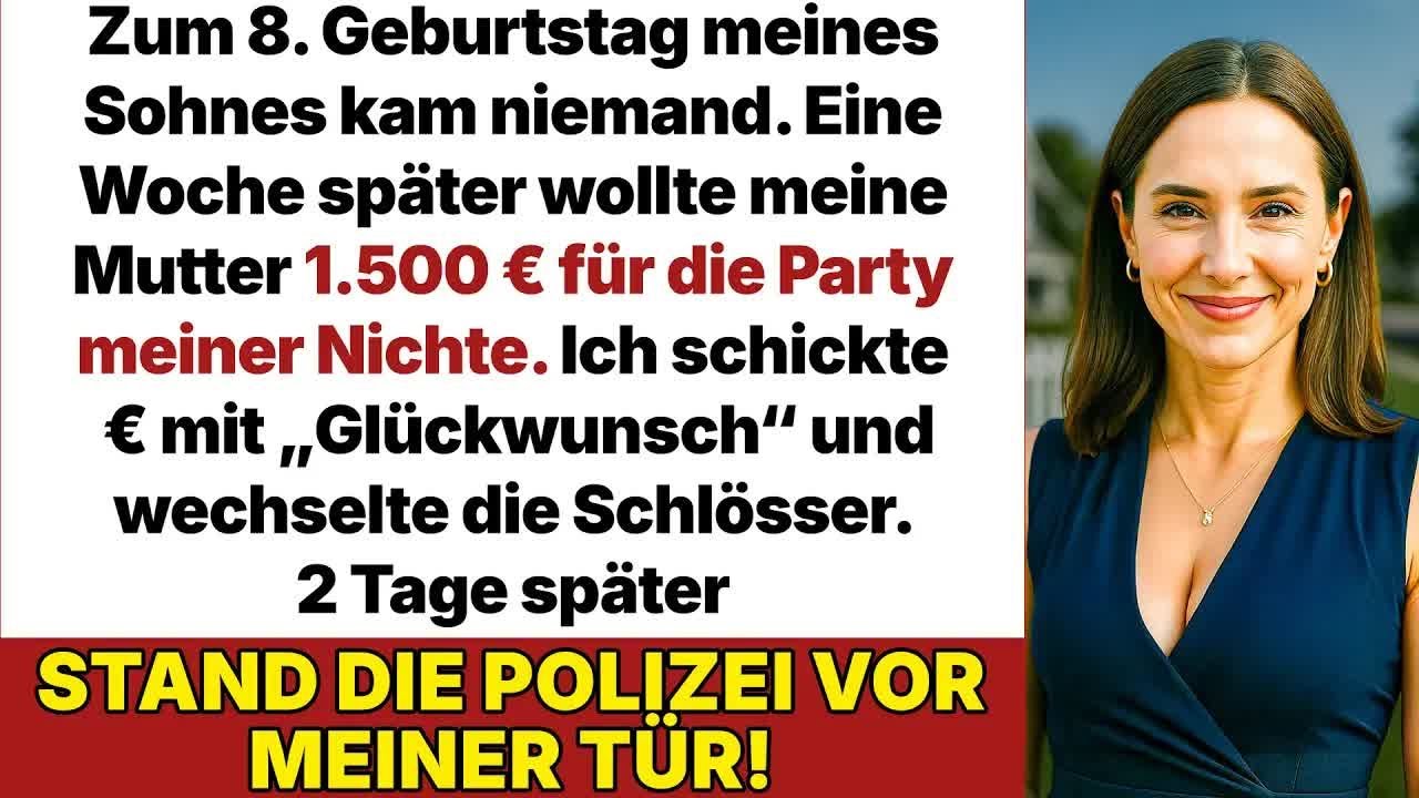 Zum 8  Geburtstag meines Sohnes kam niemand – eine Woche später lud meine Mutter ein!