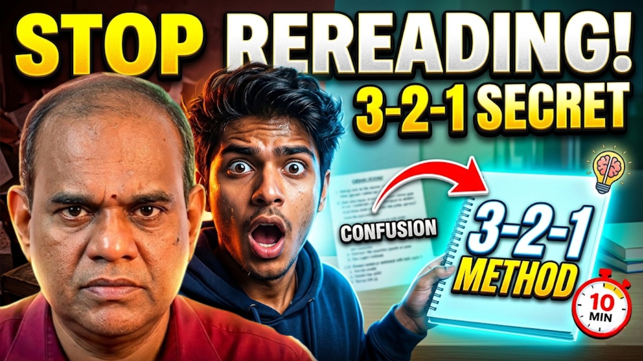 STOP Rereading Like This! The 3-2-1 Memory Method Students Ignore | RGR ACADEMY