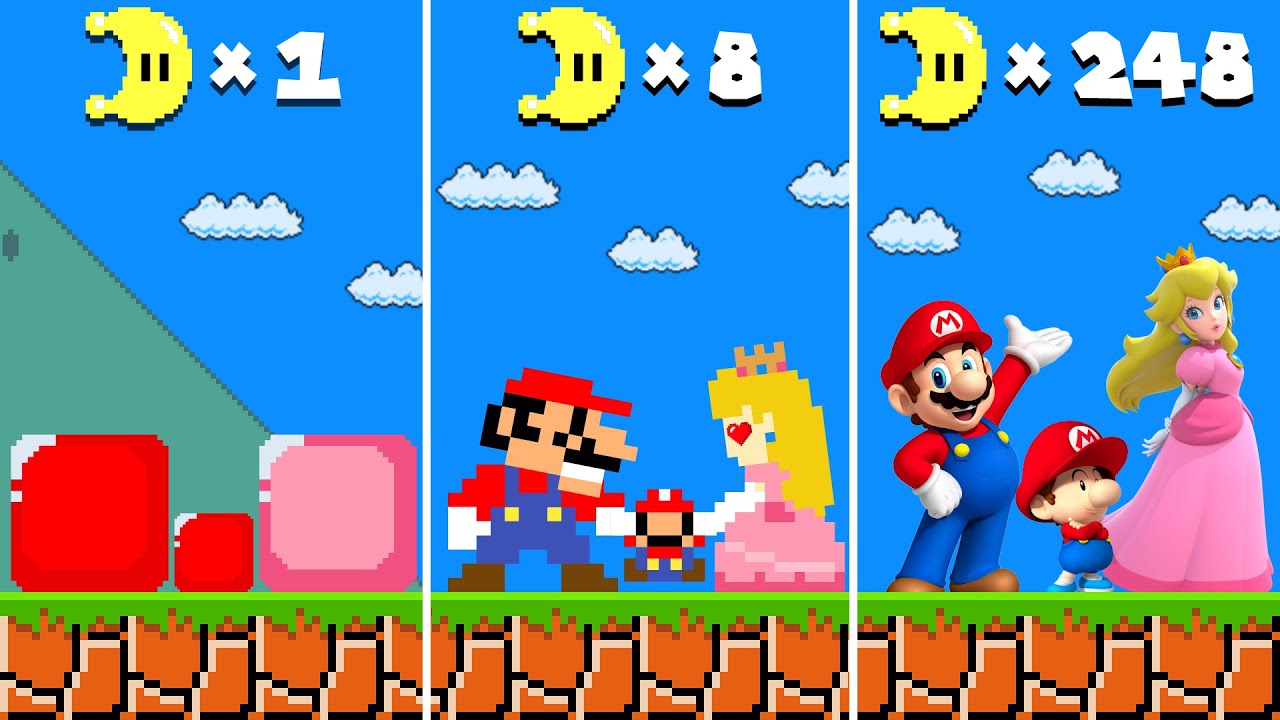 Mario Family but Moons = More REALISTIC...