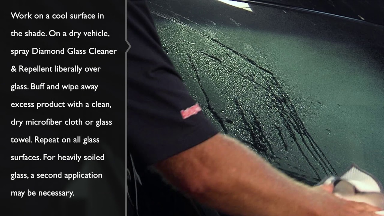 How to clean and make your windshield repel water - Pinnacle Black Label