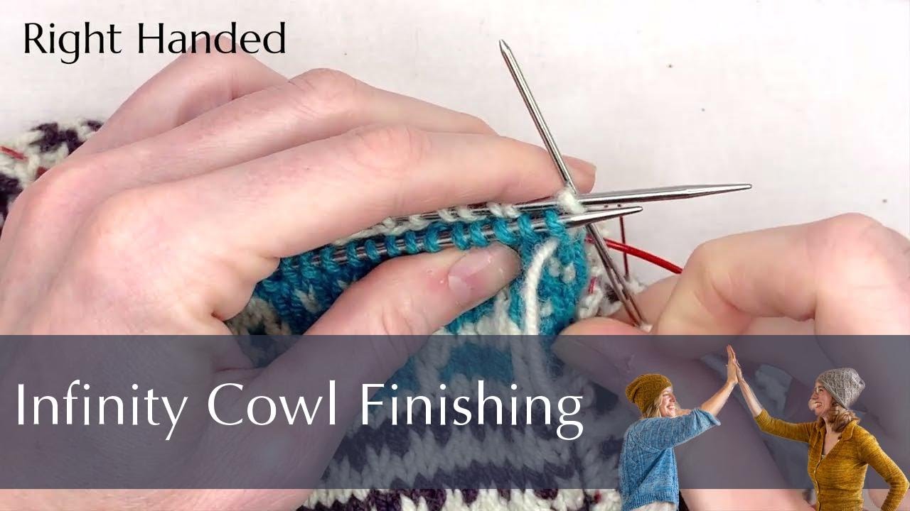 How to Finish an Infinity Cowl with Kitchener Stitch