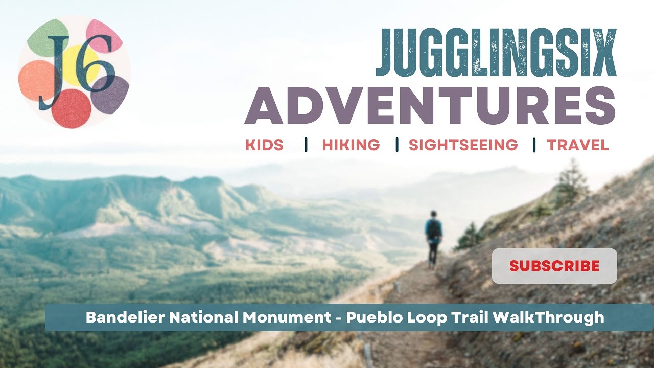 Bandelier National Monument New Mexico - Pueblo Loop Trail Walkthrough -Plus Alcove House Hyperlapse