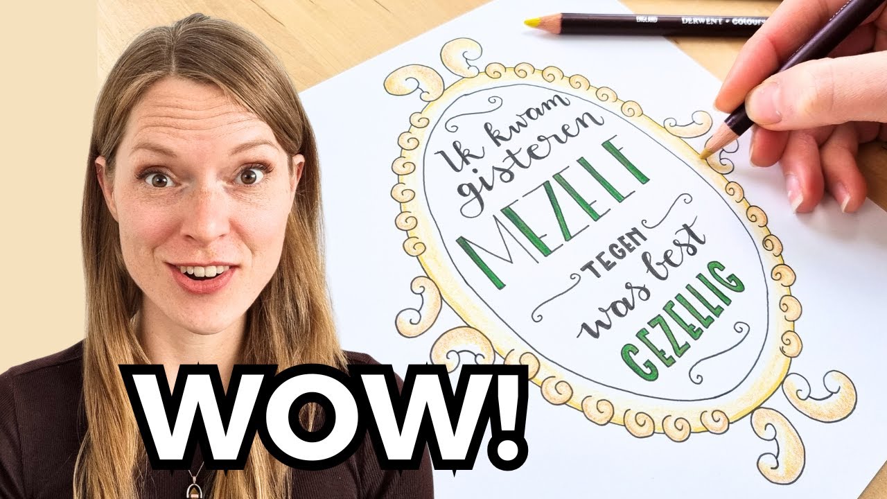 Leer in 7 stappen een quote handletteren!
