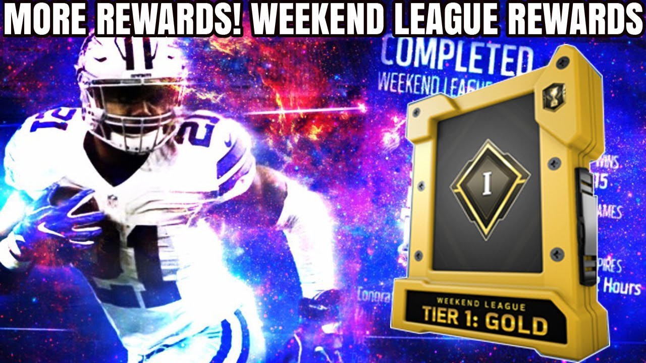 NEW WEEKEND LEAGUE REWARDS! MORE REWARDS IN WEEKEND LEAGUE! | MADDEN 18 WEEKEND LEAGUE REWARDS