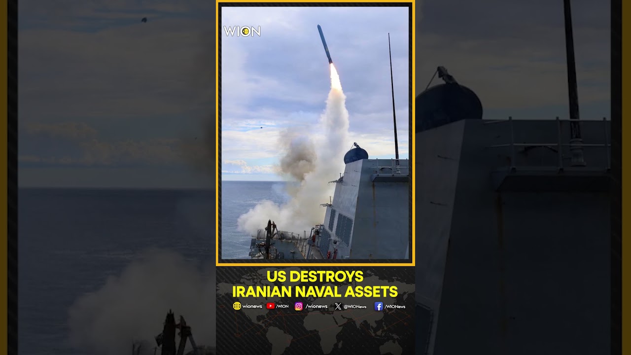 US-Iran War: Donald Trump&nbsp;Claims US Sank Nine Iranian Naval Ships | WION SHORTS