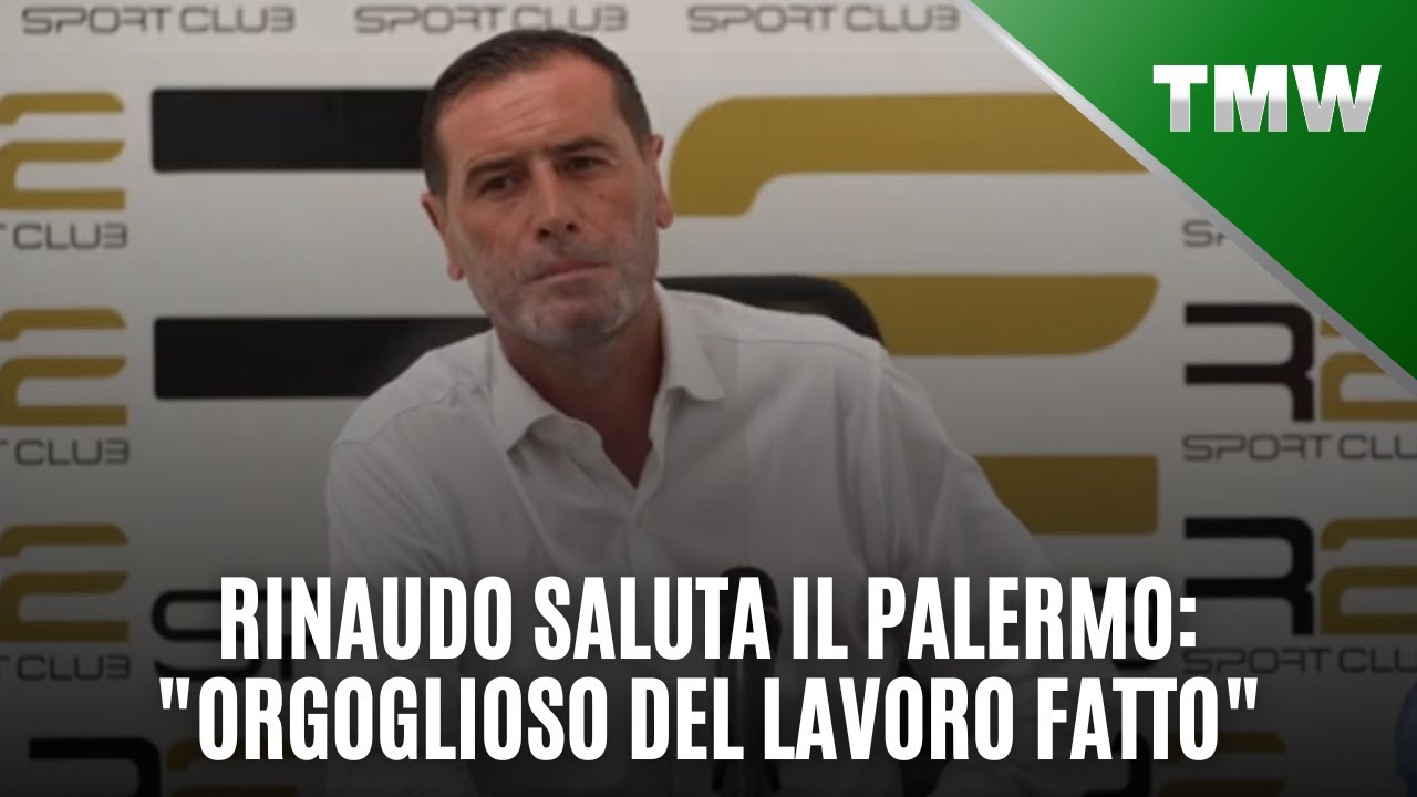 Rinaudo saluta il Palermo: 
