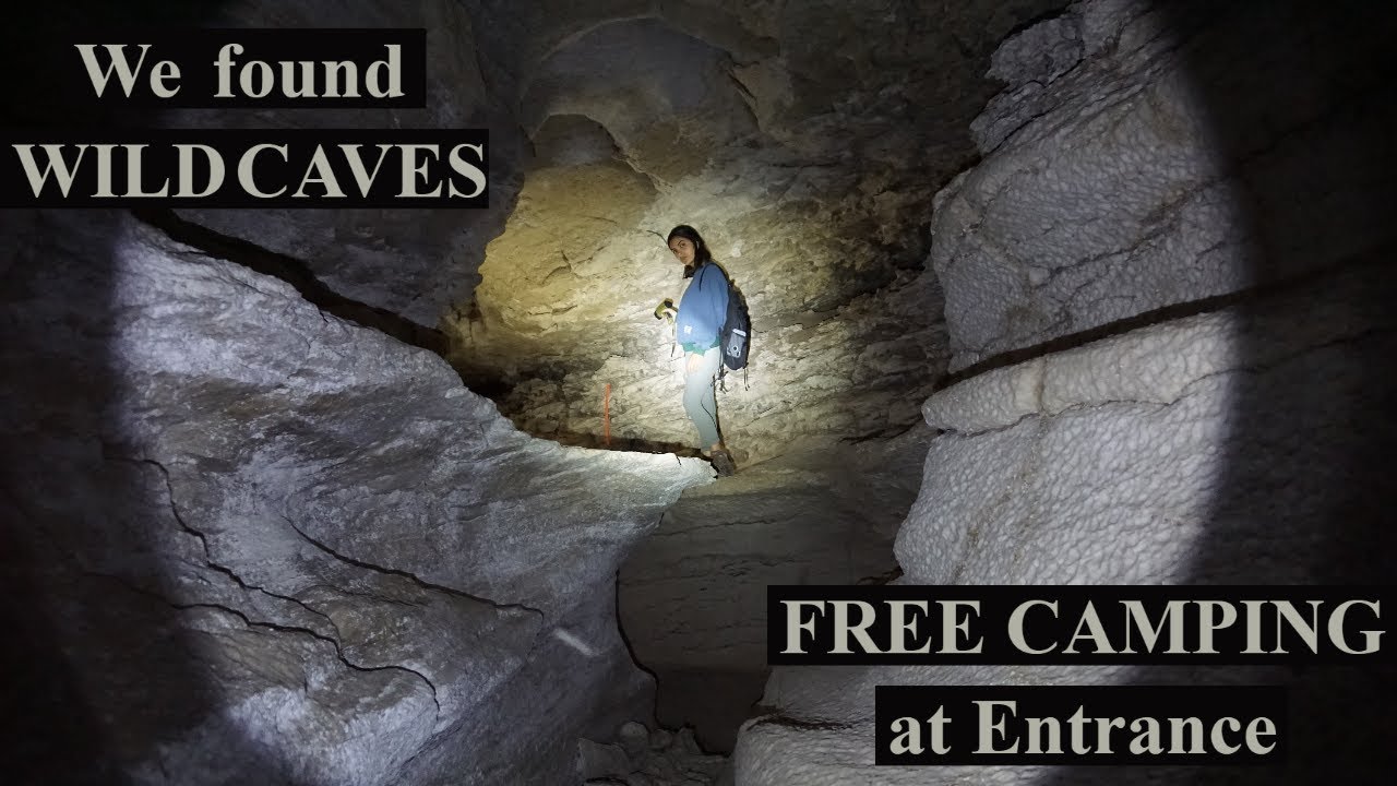 Where to CAMP for FREE next to WILD CAVES!