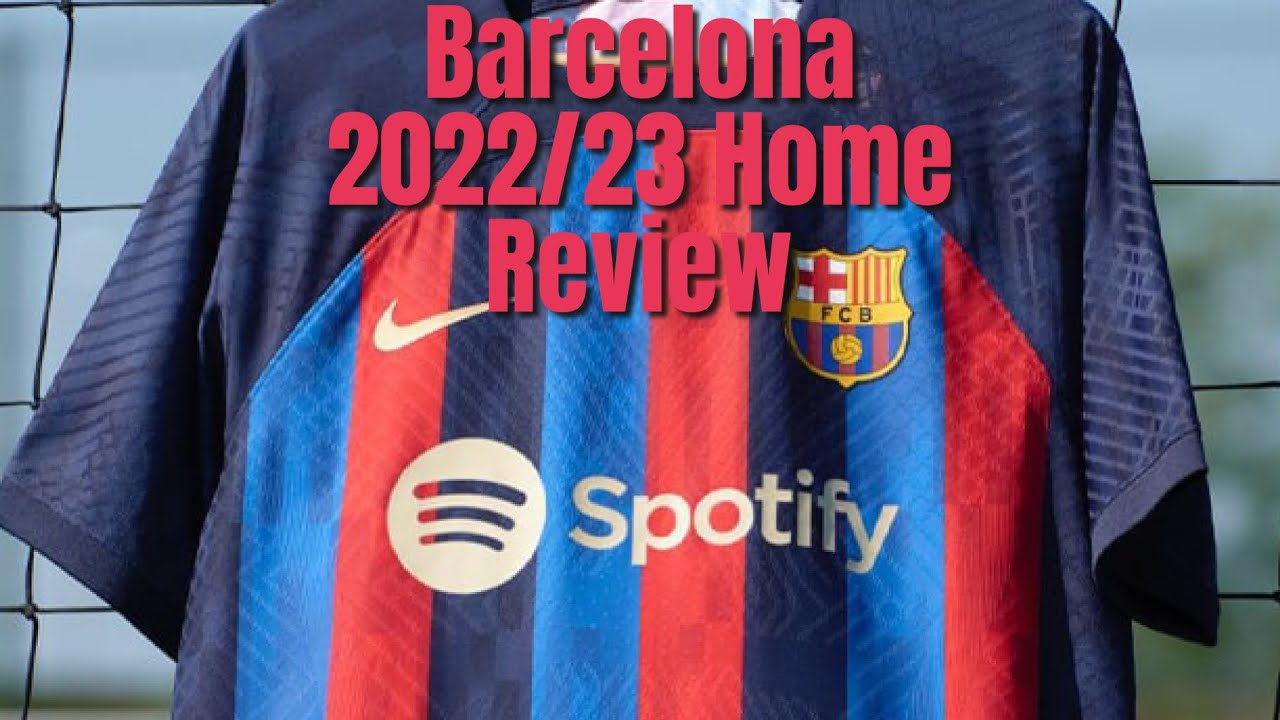 FC24Store Barcelona 2022/23 Home Kit Football Shirt Soccer Jersey Review DHGate Alternative