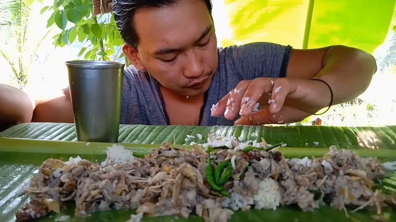 Ginataan Puso ng Saging Saba..