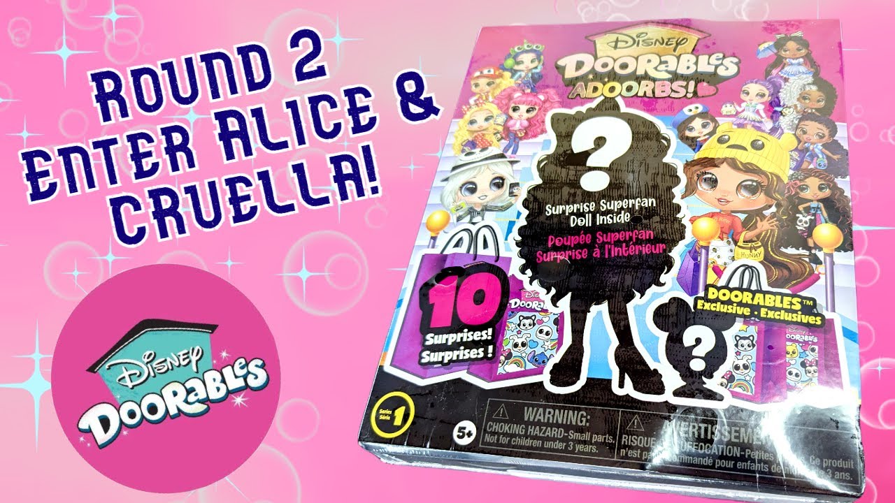 Puppies & Mushrooms! | Disney Doorables Adoorbs - Round 2 | Mystery Doll Toy Unboxing and Review!
