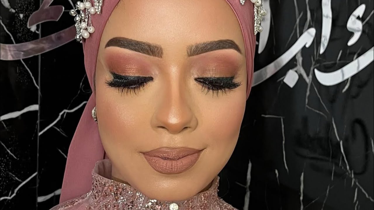 ماكياج العروسه (لوك للعيون الجاحظه والعيون الواسعه)