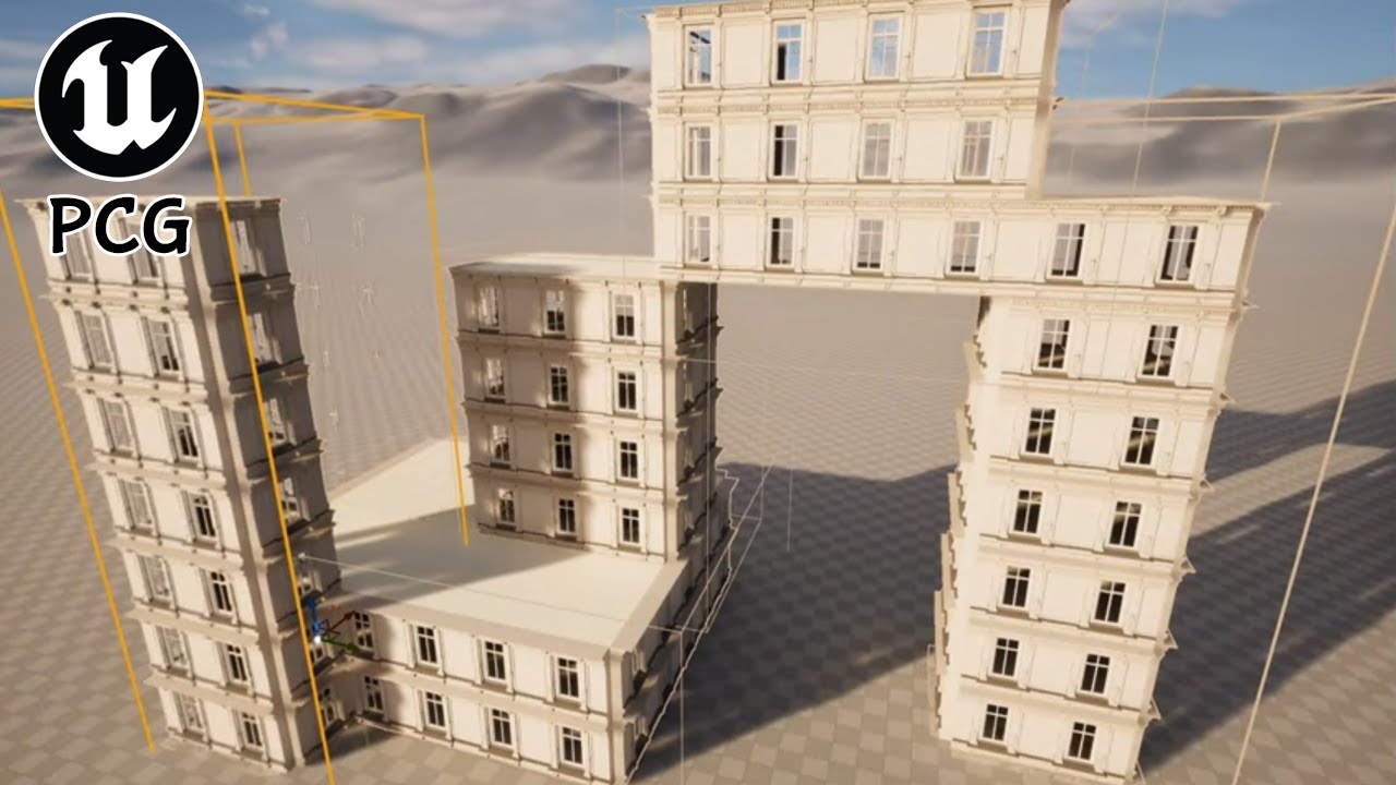 Unreal PCG | Volume Sampler | Building  | 5.3