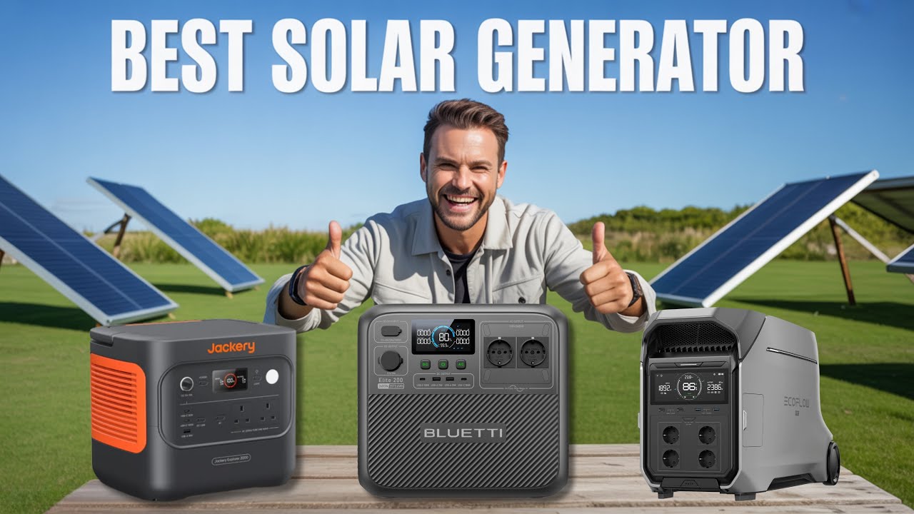 ✅ Best Solar Generator 2025 [Watch This Before You Make a Choice!]