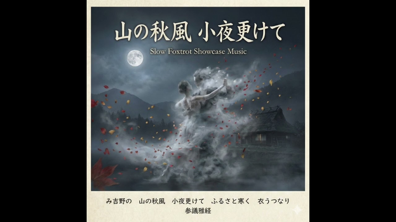 【スローデモ向き音楽】山の秋風小夜更けて【社交ダンス音楽】