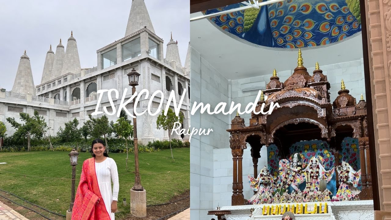 ISKCON mandir Raipur|Iskcon mandir|Raipur temple|Beautiful temple in Raipur|Chhattisgarh ISKCON