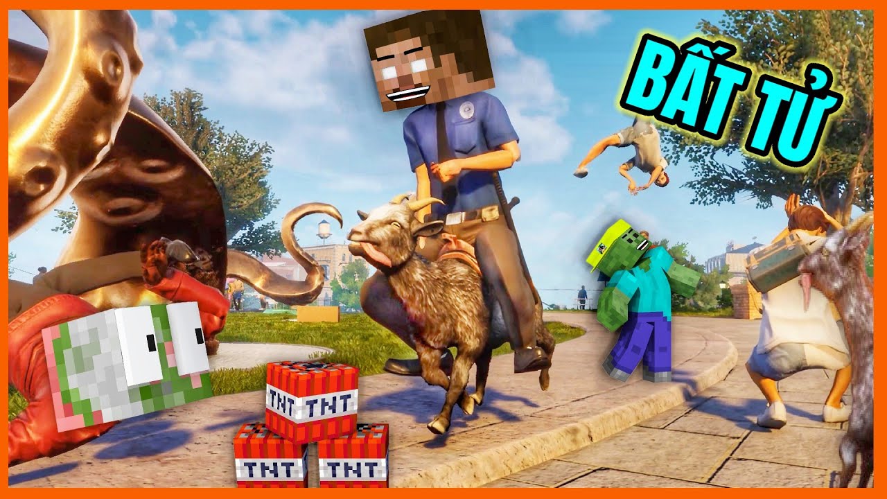 [ Goat Simulator 3 ] MỘT NGÀY DẠO CHƠI CỦA BÉ DÊ BẤT TỬ | MV Gamer