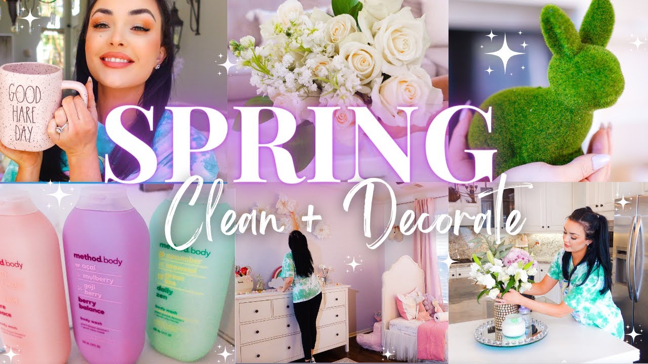 New 2022 Spring Clean and Decorate with me (Pt2) 🌸✨ Cleaning Motivation!