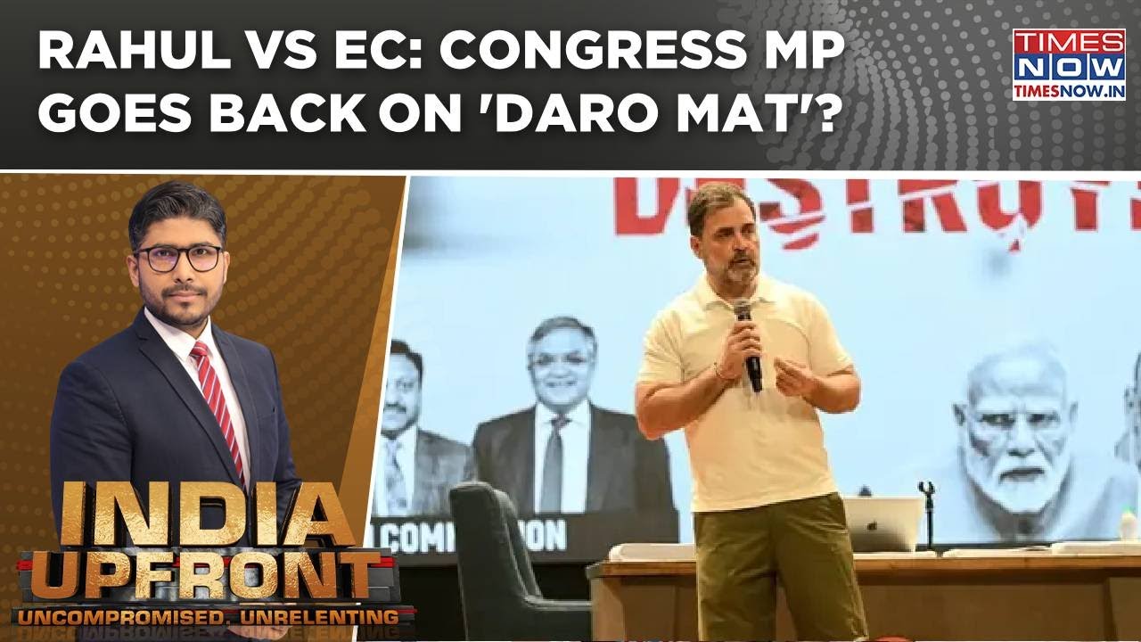 Rahul Repeats 'Vote Chori' Claim But 'Won't Sign EC Oath'; Congress MP Goes Back On 'Daro Mat'?