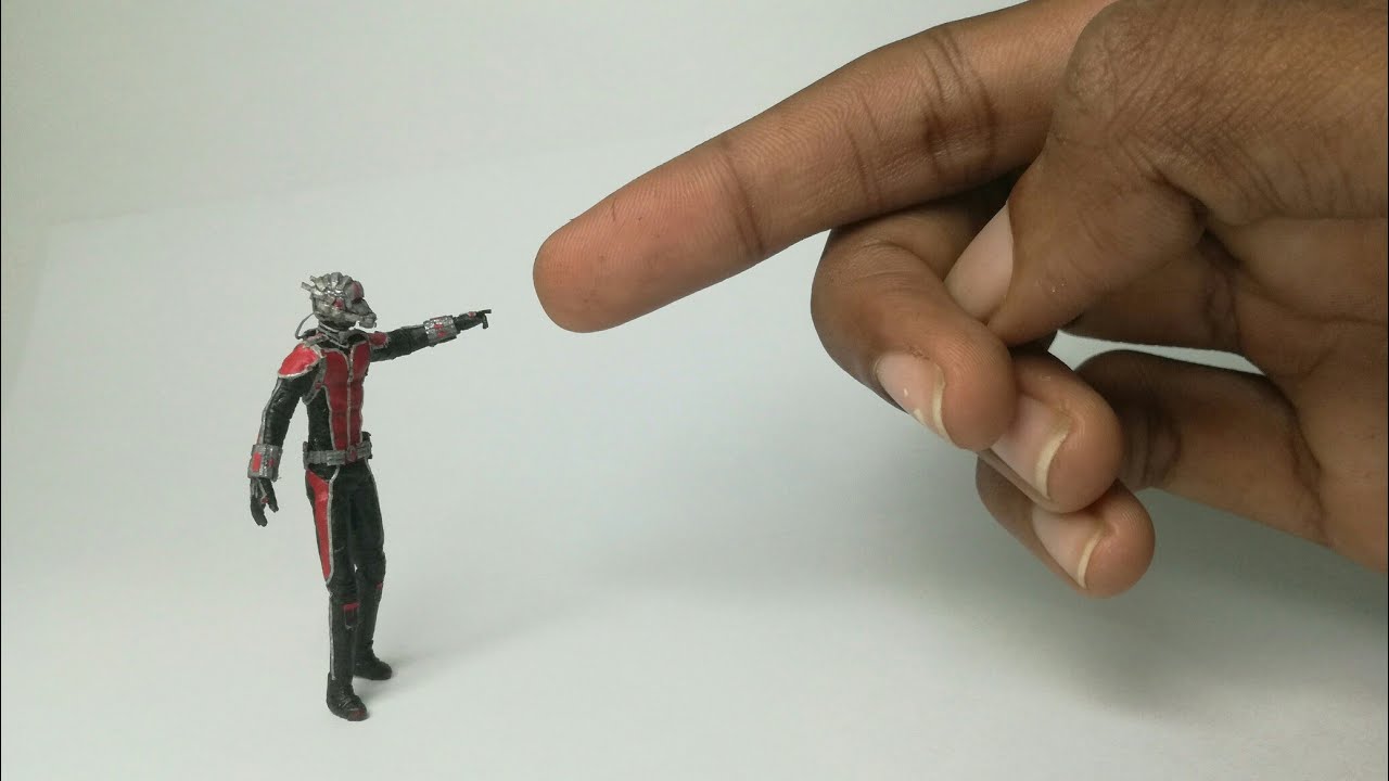 I Made An Ant-Man Action Figure & He is So Tiny.
