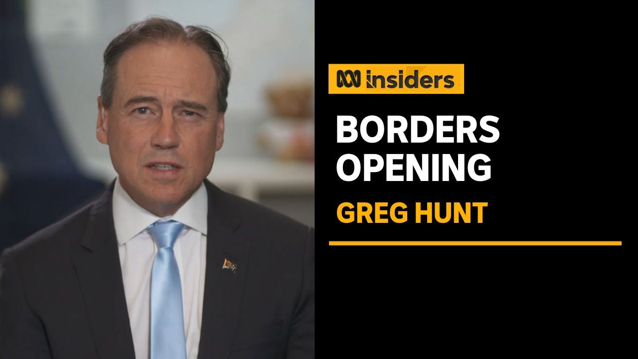 Federal Health Minister suggests WA may reopen border earlier | Insiders | ABC News