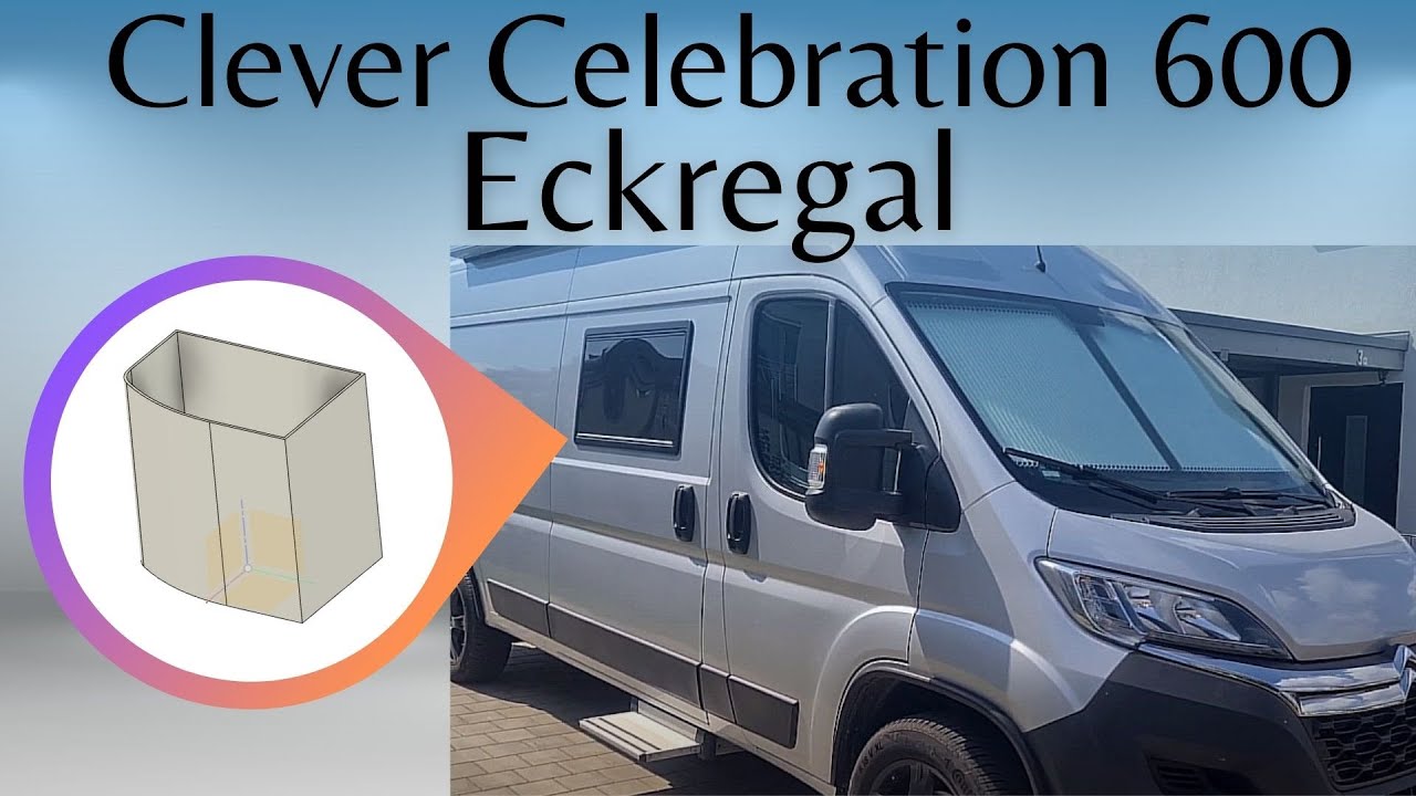 Clever Celebration 600 / Stauraum im Bad / 3D Eckregal